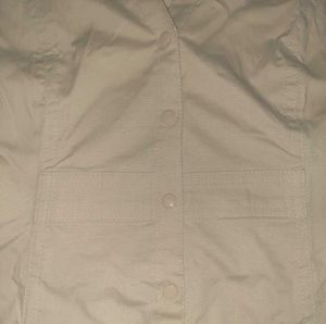 ✦ MANGO | Elegant Beige Button-Down Shirt Dress
