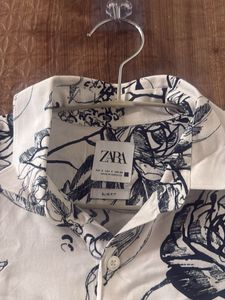 Zara Men's Floral Print Shirt