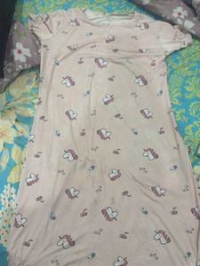 Night Cute Unicorn gown Dress