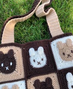 Crochet Multi Colours Of Miffy Tote Bag