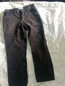 Comfortable Dark Wash Trousers