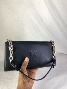 Y2K LOUIS QUATORZE Saffiano Baguette Bag