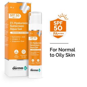 The Derma Co 1% Hyaluronic Sunscreen Aqua Gel