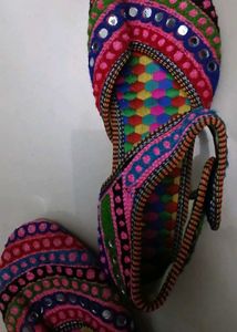 Embroidered Bohemian Style Shoes - New - 39/ UK
