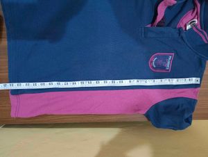 Men's Navy &amp; Pink Colorblock Polo Shirt