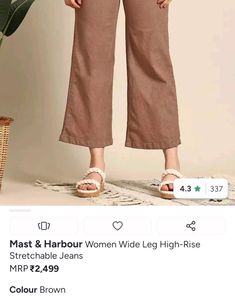 Stylish Wide-Leg Button-Front Pants
