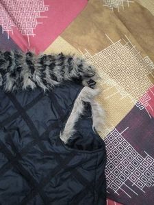 Faux Fur Trim Vest
