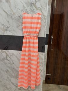 Chic Striped Maxi Dress