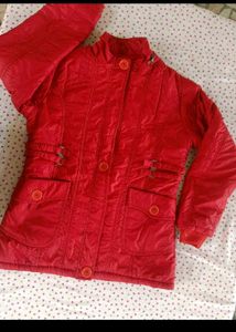 Red Quilted Jacket
