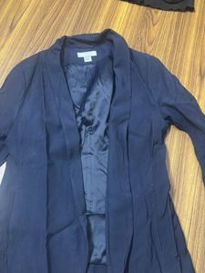 H&M Navy Blue Blazer