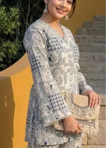Stylish Printed Kurta Set