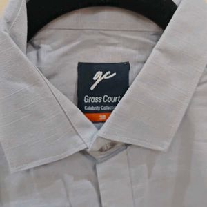 Light Grey Shirt | Full Sleeve | Size 38