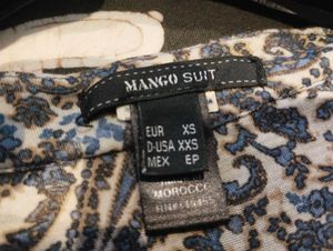 MANGO pasley cap sleeve top