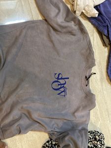 Grey Pullover Sweatshirt