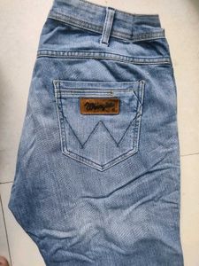 BRANDED WRANGLER BLUE DENIM JEANS