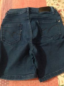 Blue Denim Shorts For Girl