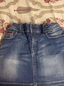 Girl Classic Denim Skirt for 4-6 years