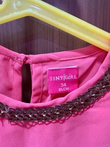 Vibrant Pink Embellished top