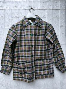 New with tag Korean Chic Plaid Oversized Shirt