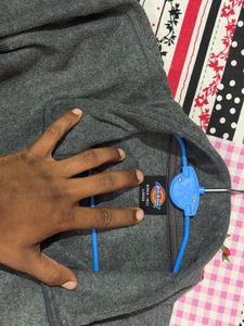 Dickies Grey Fleece Zip-Up Jacket