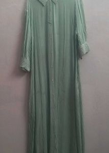 Striped Shirt Dress
