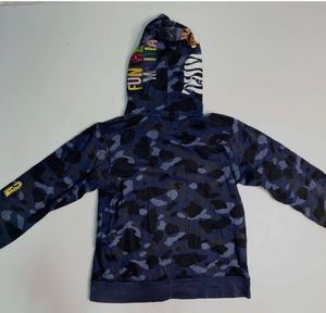 BAPE Shark Hoodie Camo Zip Up