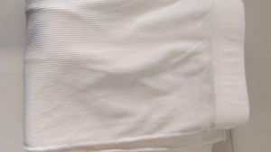 Shein Premium Cream Ribbed Free size Women Pant