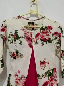 Elegant Floral Kurta
