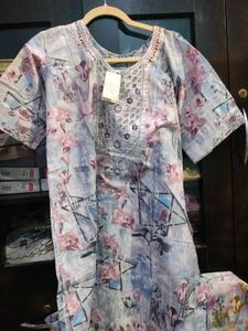 2xl Elegant Floral Print Kurta