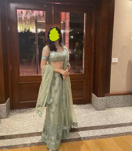Sage Green Lehenga Choli