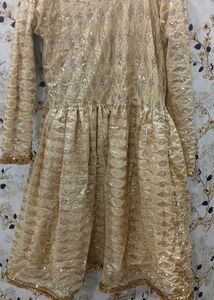small frock with lehenga