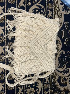 Handmade Macrame Shoulder Bag