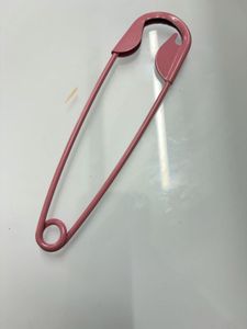 Large Rose Gold Safety Pin Brooch