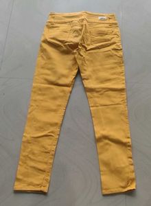 Yellow Denim Jeans