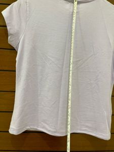 Lavender Cropped T-Shirt