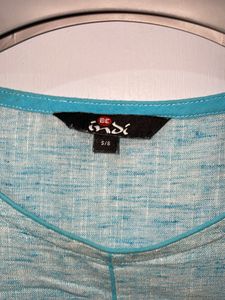 Sky Blue Yolk Embroidered Kurta Women’s
