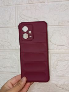 Mi Redmi Note 12, 4G (Red) Liquid Silicon Case