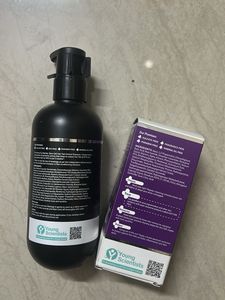 combo of The Derma Co. Shampoo &amp; Serum Duo