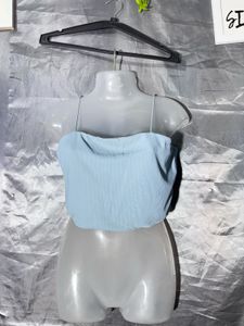 Light Blue Spaghetti Strap Top