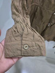 Vintage Olive Blouse