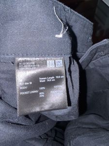 [uniqlo] black cargo pants