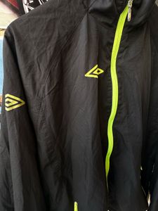 Umbro Black &amp; Neon Windbreaker Jacket