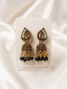 combo of 2 Peacock Jhumka Earrings
