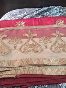 Art Silk Saree With    Blouse