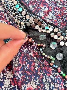 Boho Print Sleeveless Mini Dress