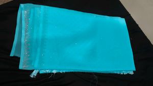 Stunning Blue Embellished Saree