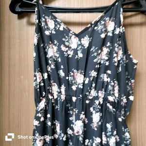 Floral Print Maxi jump suit  Dress