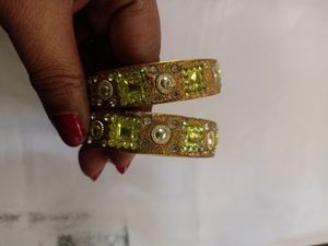Bangles Metal With Stones