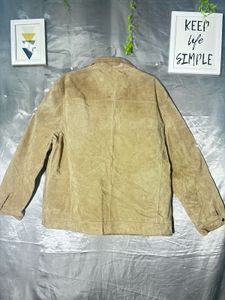 Men's Tan Suede  leather Jacket