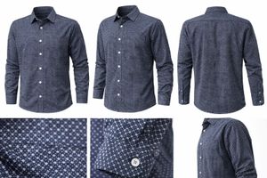 Design 6 Classic Long Sleeve Stiched Shirt